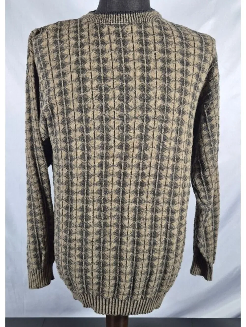 Geoffrey Beene Vintage Made in Italy Textured Cotton Sweater Men’s L